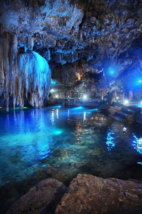 Cave Na’vi, Luminescent Cave, Cave With Water, Gem Cave, Magical Cave, Cave Aesthetic, Cave Waterfall, Mroczny Elf, Cave Lake