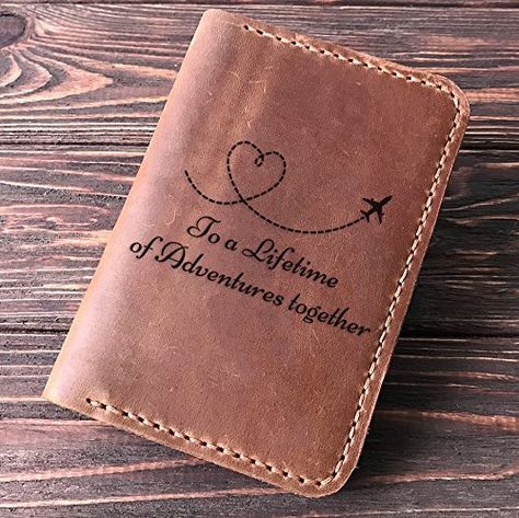 Cute Passport Holder, Couple Passport Cover, Diy Passport, Gift For Traveler, Handpainted Bags, Passport Case, Leather Passport Cover, Passport Wallet, Realistic Art