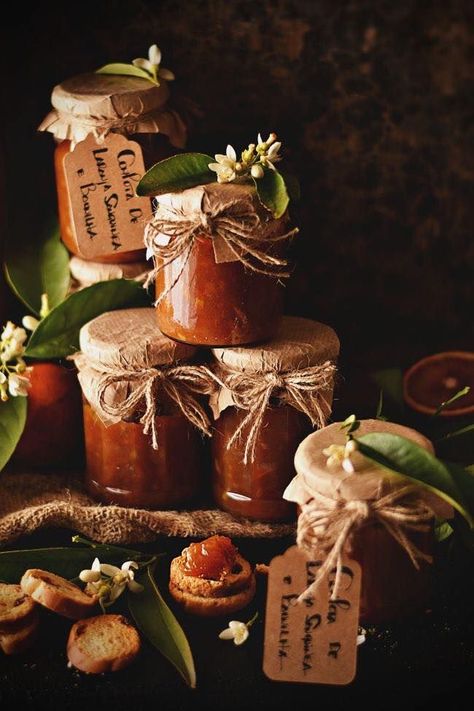 Blood Orange Marmalade, Jam Packaging, Food Photography Composition, Moody Food Photography, Christmas Jam, Orange Marmalade, Beautiful Food Photography, Food Photography Inspiration, Breakfast Cake