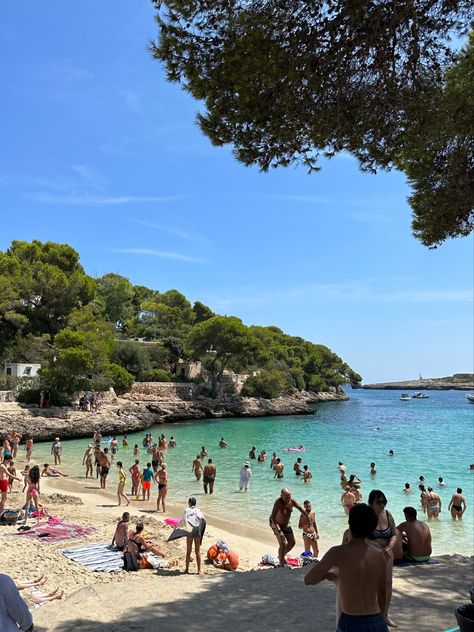 Majorca Cala Dor, Cala Dor Majorca, Cala D'or Mallorca, Mallorca Aesthetic, Mallorca Summer, Alcudia Beach, Greece Girl, Mallorca Beaches, Spain Mallorca