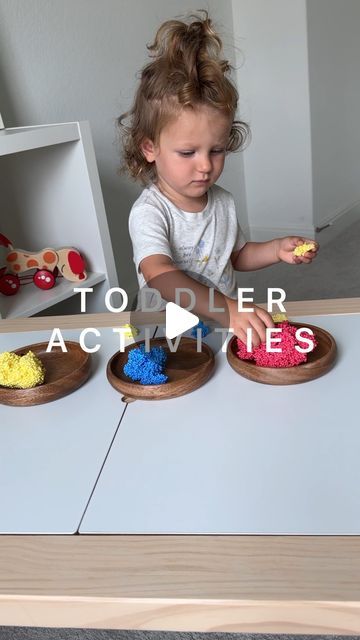 Natalia BeBe on Instagram: "Simple and educational activities for toddlers.🤍
My daughter is 20 months old, but you can start doing these activities with your baby from about 1.5 years old.
You can find everything you need for games in my Amazon storefront. ❤️
Have fun😃❤️
#toddleractivity
#toddleractivities #babyactivities #sensoryactivities #games #toddler" Activity For 12 Month Old, 1.5 Year Baby Activities, 20 Months Old Activities, Activities 18month Old, Activities For 1.5 Year Baby, Activities For 20 Month Old, 20 Month Old Activities, Activities For 12-18month Olds, Educational Activities For Toddlers