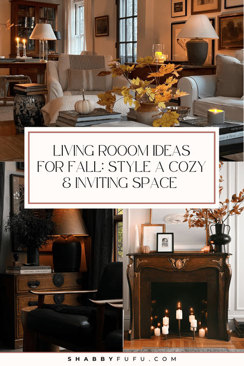 Fall Decor For Living Room Ideas: Style a Cozy And Inviting Space Modern Yet Cozy Living Room, Home Fall Decor Ideas Living Rooms, Fall Decor For Living Room, Fall Living Room Ideas, Cozy Decor Ideas, Cozy Fall Living Room, Fall Interior Design, Autumn Living Room, Easy Fall Decor