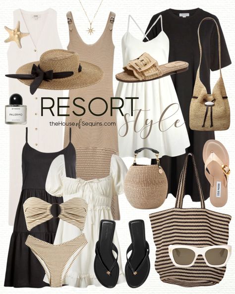 Nordstrom vacation outfit and resortwear finds! Summer outfit Beach travel outfit, Maxi Dress, t-shirt dress, mini dress, bikini, straw bucket bag, beach bag, woven tote, , Sam Edelman Bambi raffia sandals, Steve Madden Rays flip flops, straw hat, sun hat Chic Beach Vacation Outfits, Straw Hat Outfit Summer Casual, Chic Sand-colored Straw Bag For Summer, Sand-colored Straw Bag For Spring Beach Outings, Vacation Basket-shape Straw Shoulder Bag, Spring Beach Sand-colored Straw Bag, Straw Bag Outfit, Straw Hats Outfit, Chic Basket-shaped Straw Beach Bag