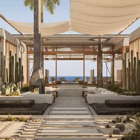 Aman announces its next jaw-dropping resort destination, Amanvari - Acquire Aman Hotel, Mexico Resorts, Resort Design, Have Inspiration, Private Villas, Beach Hotels, Outdoor Design, Outdoor Area, Luxury Hotel