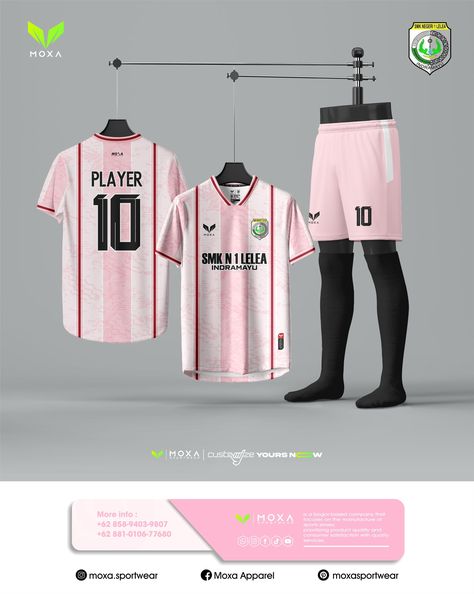 Design archives from Team name : SMKN 1 LELEA INDRAMAYU Print type : FULLPRINT Material type : Dry-FIT Milano Do you need a custom design ? Click Link in bio MOXA Sportswear tempatnya bikin jersey untuk tim atau komunitas kamu. Mulai dari jersey futsal, bola, badminton, basket sampai jersey casual vintage bisa! Banyak pilihan jenis bahan dan pilihan jenis logo yang bisa kamu gunakan. Chat admin sekarang juga untuk konsultasi pembuatan jersey kamu. Klik tombol whatsapp atau DM kami. #moxasp... Jersey Design Futsal, Jersey Futsal Printing Design, Jersey Futsal, Profile Pictures Instagram, Do You, Team Name, Jersey Design, Profile Pictures, Badminton