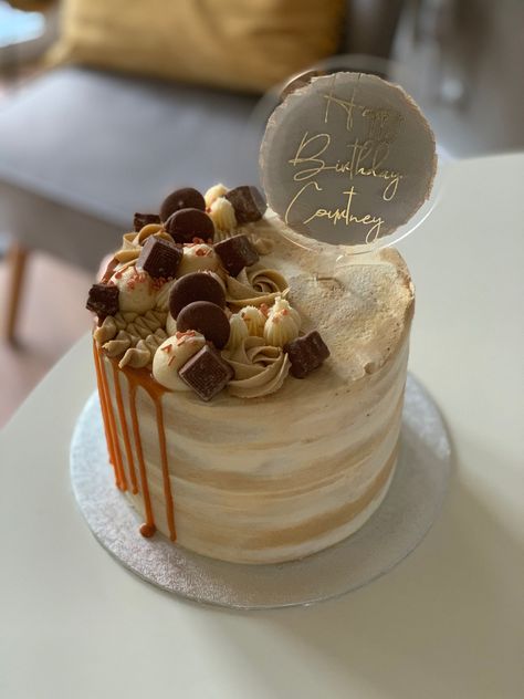 Sticky toffee cake Toffee Birthday Cake, Sticky Toffee Cake, Toffee Cake, Birthday Cakes For Women, Sticky Toffee, Birthday Cake Decorating, Cake Decoration, Toffee, Cake Ideas