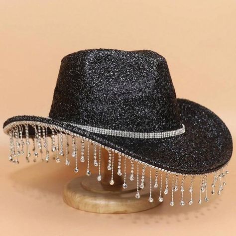 Music Festival Party, Western Cowboy Hats, Wide Brim Sun Hat, Cow Girl, Cowgirl Hats, Sparkles Glitter, Girl With Hat, Festival Party, Wide Brimmed