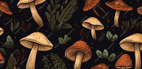 Mushroom Wallpaper Desktop, Mushroom Wallpaper, Computer Backgrounds, Yae Miko, Macbook Wallpaper, Wallpaper Pc, Desktop Wallpaper, Stuffed Mushrooms, Laptop