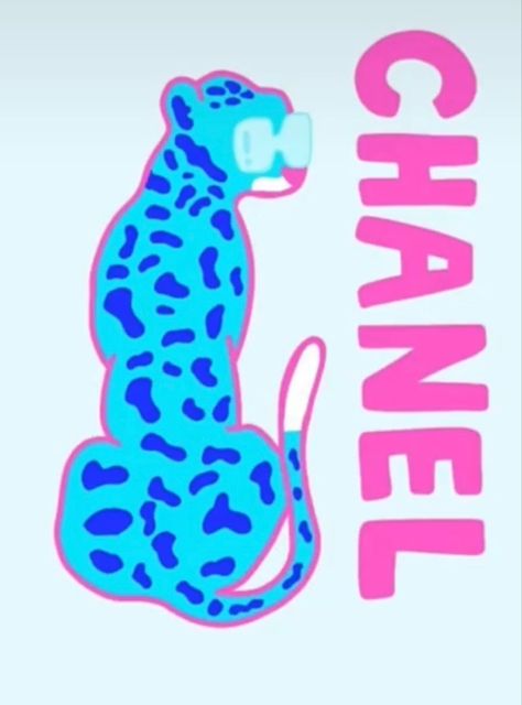 Chanel cheetah Preppy Neon Wallpaper, Preppy Wall Collage, Instagram Story Post, Preppy Prints, Chanel Poster, Chanel Wallpaper, Iphone Wallpaper Preppy, Story Post, Dorm Art