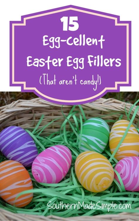 15 Easter Egg Filler ideas that aren't candy Easter Egg Filler Ideas, Egg Filler Ideas, Easter Themed Recipes, Filler Ideas, Egg Fillers, Easter Egg Fillers, Diy Spring Crafts, Bouncy Balls, Easter Candy