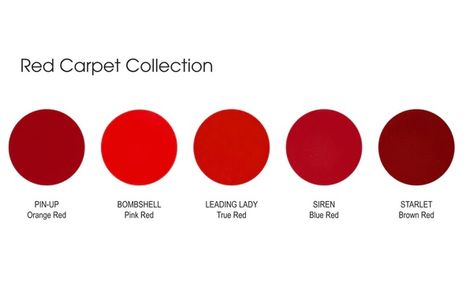 Lip Color Palette, Lip Palette, Red Colour Palette, Create A Signature, Shade Of Red, True Red, Lip Color, Shades Of Red, Seed Oil