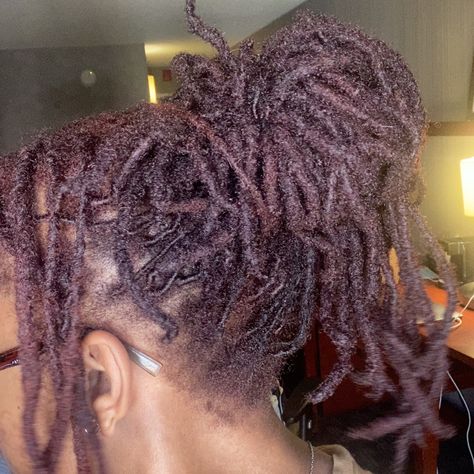 Burgundy Brown Locs, Burgundy Locs, Brown Locs, Loc Colors, Locs Styles, Starter Locs, At Home Workout Plan, Locs Hairstyles, Loc Styles