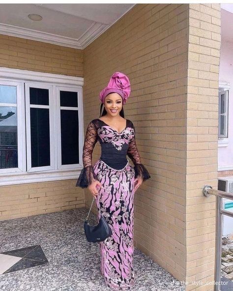 Corset Asoebi Styles, Corset Asoebi, Lace Asoebi Styles, Lace Styles For Wedding, Lace Dress Classy, Boubou Styles For Women, Ankara Dress Designs, Stylish Naija, Nigerian Lace Styles Dress