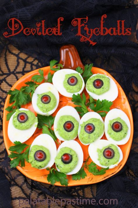 Deviled Eggs Ideas, Egg Appetizers, Black Olives Recipes, Egg Appetizer, Halloween Deviled Eggs, Avocado Deviled Eggs, Olive Relish, Kids Treat, Green Food