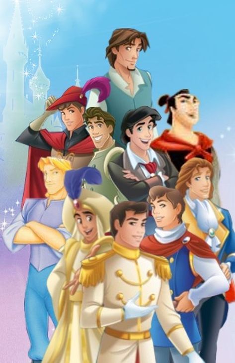 Boy Disney Characters, Prince Disney, Disney Png, Disney Quizzes, Disney Princess Babies, Disney Princess Cartoons, Walt Disney Characters, Disney Princess Artwork, Disney Princesses And Princes