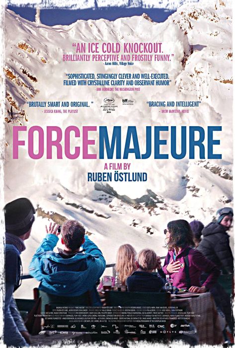 Winter Movies, Force Majeure, Elisabeth Moss, I Love Cinema, Foreign Film, Film Review, Movie List, Bruce Springsteen, Film Posters