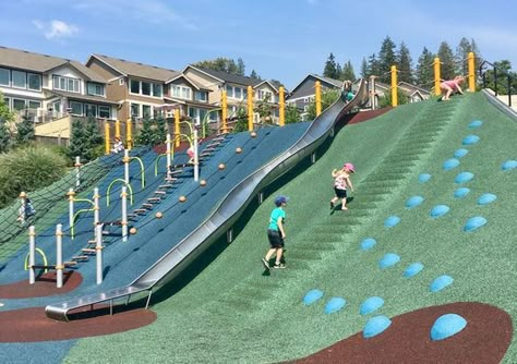 Awesome Playgrounds, Neighborhood Playground, Best Playgrounds, Cool Playgrounds, Playground Safety, Playground Slide, Commercial Playground Equipment, Children Park, Park Playground