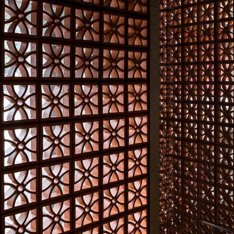 32 Likes, 2 Comments - Bangalore Tile Company (@bangaloretiles) on Instagram: “#jaalis #clay #terracotta” Wall Partition Design, Door Plan, Tile Companies, Fiber Cement, Partition Design, Brick Design, Partition Wall, Clay Design, Roof Shingles