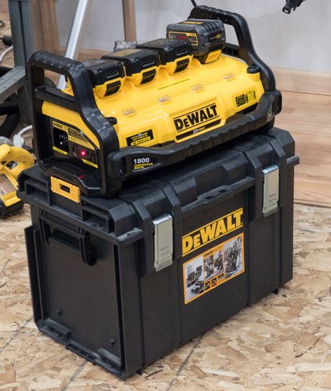 Dewalt Tool Box, Dewalt Storage, Dewalt Tough System, Mobile Workshop, Service Truck, Dewalt Tools, Electrician Tools, Dewalt Power Tools, Portable Power Station