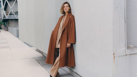 Max Mara Manuela Coat, Winter Layering Outfits, Max Mara Coat, Sustainable Wardrobe, Best Winter Coats, Bear Coat, Classic Coats, Camel Coat, Brown Coat