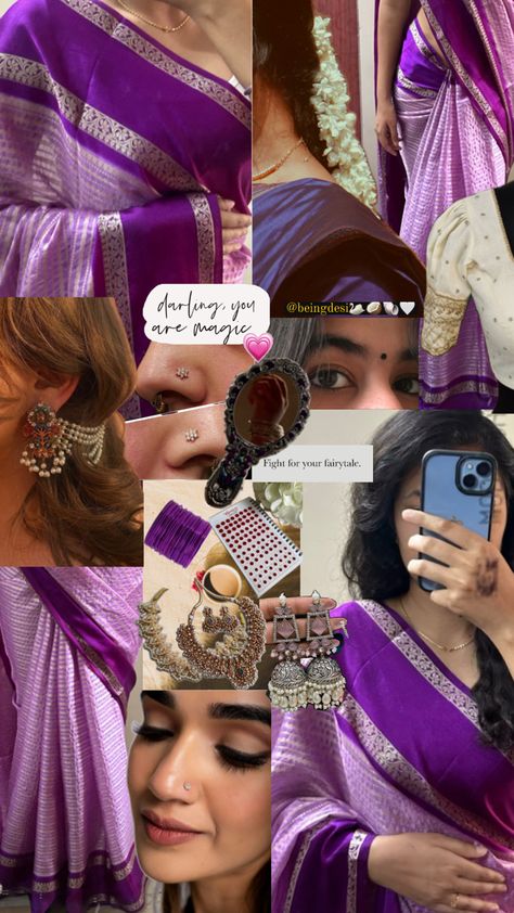 #desiwoman #desifashion #desicore #purplesaree #desimoodboard Bestfriend Captions For Instagram, Best Indian Wedding Dresses, Vintage Photo Editing, Easy Photography Ideas, Clever Captions For Instagram, Self Portrait Poses, Photography Posing Guide, Stylish Photo Pose, Best Poses For Pictures