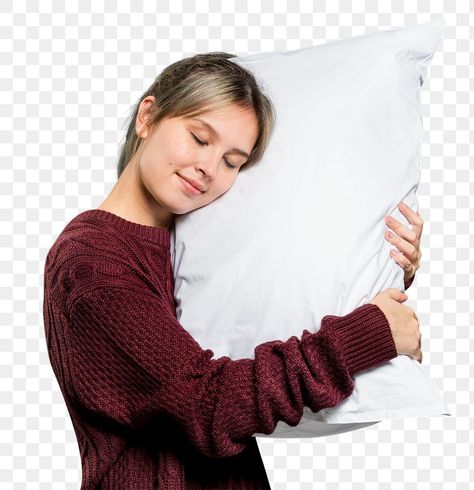 Woman Png, Free Illustrations, A Pillow, Mockup, Sleep, Stock Photos, Pillows, Mock Up