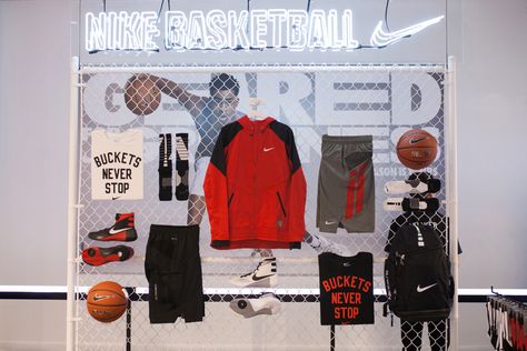 Af1 Designs, Nike Event, Nike Retail, Fashion Installation, Window Display Retail, Retail Space Design, Custom Af1, Visual Merchandising Displays, Party Invite Design