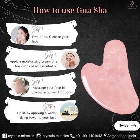 🌸 Rose Quartz Gua Sha & Face Roller Set 🌸 Looking for the perfect way to pamper your skin? Meet our Rose Quartz Gua Sha & Roller Set! 💖 Known for its soothing energy and beauty benefits, this set helps reduce puffiness, boost circulation, and give your skin that natural glow. ✨ Why you’ll love it: 💎 Smoothes fine lines 💎 Relieves tension 💎 Enhances skincare absorption Perfect for your self-care routine. Try it today and feel the difference! 💕 Please DM or Call us on +91-9911101942 for mor... Gua Sha Roller, Rose Quartz Benefits, Rose Quartz Gua Sha, Boost Circulation, Face Roller, Roller Set, Gua Sha, Natural Glow, Self Care Routine