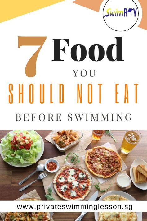 If you are going for a swim, you should better take note of what you are intaking! Prevent these 7 foods before you regret. #swimming #swimmingsg #swimmingtips #swimmingfood #swimmingfoodtips #swimminghealth #privatecoaching #privatecoachingsg #groupcoaching #groupcoachingsg Pre Swim Workout Food, Swim Meet Snacks, Swimming Nutrition, Swimming Outfits, Swim Practice, High Carb Foods, Bad Diet, Swim Meet, High Fiber Foods