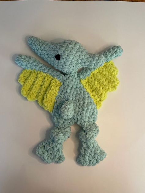 Mini Crochet Pterodactyl Lovey Snuggler Crochet toys patterns free amigurumi #crochettoyspatternsfreeamigurumi #crochet #crochettoy #crochetpattern #crochetpatterns 1.811 Crochet Pterodactyl Free Pattern, Pterodactyl Crochet Pattern Free, Dinosaur Lovey Crochet Free Pattern, Snuggler Free Pattern, Free Snuggler Crochet Pattern, Free Crochet Snuggler Pattern, Crochet Pterodactyl, Crochet Lovey Free Pattern Easy, Crochet Snuggler Free Patterns