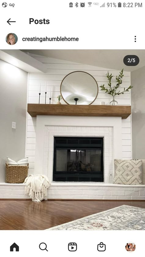 #bedroomideas #bedroomgoals Board And Batten Around Thermostat, Mantle Remodel, Halloween Apartment Decor, Outdoor Decor Diy, Fireplace Updates, Home Decor Ideas Bathroom, Before And After Fireplace, Chill Apartment Vibes, Warm Apartment Aesthetic