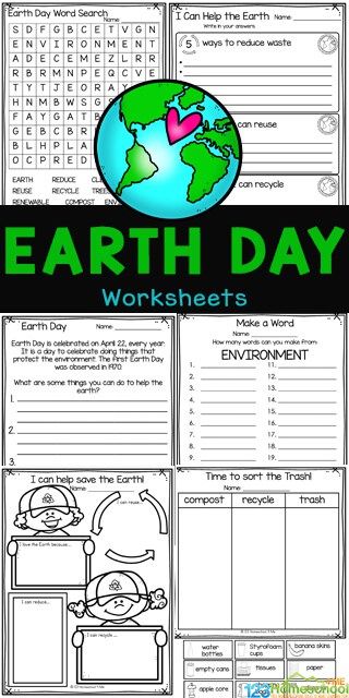 Earth Week Preschool, Earth Day For Kids, Earth Day Preschool, Earth Day Printables, Earth Day Facts, Earth Day Worksheets, Weather Activities For Kids, Earth Day Activity, Cute Earth