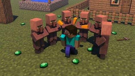 Villagers are one of the many inhabitants of your Minecraft world, but you can bend their professions to your will. Here's how to change villager jobs. Minecraft Village Jobs, Vadivelu Image, Chasing Mavericks, Modern Minecraft, Modern Minecraft Houses, Flag Game, Coastal Kitchen Decor, Minecraft Images, All Minecraft