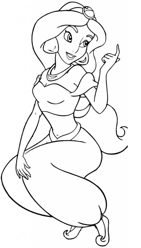 Princess Jasmine Coloring Pages for Kids Princess Jasmine Coloring Pages, Jasmine Coloring Pages, Vacation Crafts, Princess Coloring Sheets, Free Disney Coloring Pages, Belle Coloring Pages, Ariel Coloring Pages, Disney Coloring Sheets, Disney Princess Colors