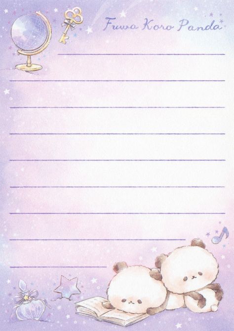 Free Printable Stationery Paper, Kawaii Printables, Memo Pad Design, Character Profiles, Kraf Kertas, Writing Paper Printable Stationery, Free Printable Stationery, Note Writing Paper, Writing Paper Printable