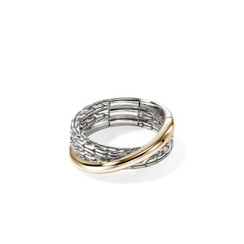 JH Essential Crossover Ring, Gold, Sterling Silver – John Hardy John Hardy Jewelry, Crossover Ring, Jewelry Lookbook, John Hardy, Diamonds And Gold, Gold Leather, Ring Gold, Silver Rose Gold, Womens Jewelry Rings