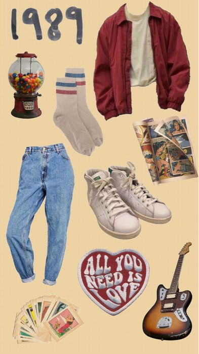 1989 Outfit | ShopLook 80’s Outfits, 80s Inspired Outfits, 80s Fashion Men, Look 80s, Stranger Things Outfit, Mode Retro, 80’s Fashion, Taylor Swift Tour Outfits, Look Retro