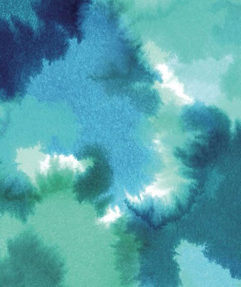 Blue Phone Layout, Clouds Watercolor, Color Moodboard, Abstract Clouds, Teal Watercolor, Teal Pattern, Turquoise Watercolor, Watercolor Clouds, Abstract Cloud