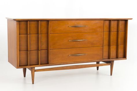 Foreteller 9 Drawer Walnut Lowboy Dresser – $795 – Kent Coffey Foreteller Mid Century 9 Drawer Walnut Lowboy Dresser 64 long x 20 deep x 31.25 high. – SHIPS From Maxwell:Dear Readers, What are you looking for? We’ve just cleaned out and relaunched our marketplace as Bazaar – the best place on the web for vintage designer furnishings and accessories directly from others in our community. READ MORE... Mcm Bedroom, Walnut Bedroom Furniture, Tv Stand Sideboard, Lowboy Dresser, Mid Century Modern Home Decor, Upscale Furniture, Bedroom Furniture Ideas, Vintage Credenza, Mid Century Modern Dresser