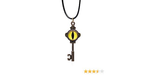 The Owl House Key Necklace, The Owl House Portal Key, Lumity Necklace, Amity Cosplay Bronze, Bronze, Standard The Owl House Portal Key Necklace, Owl House Portal Key, Owl House Key, Amity Cosplay, House Keys, The Owl House, Key Necklace, Leather Chain, Owl House