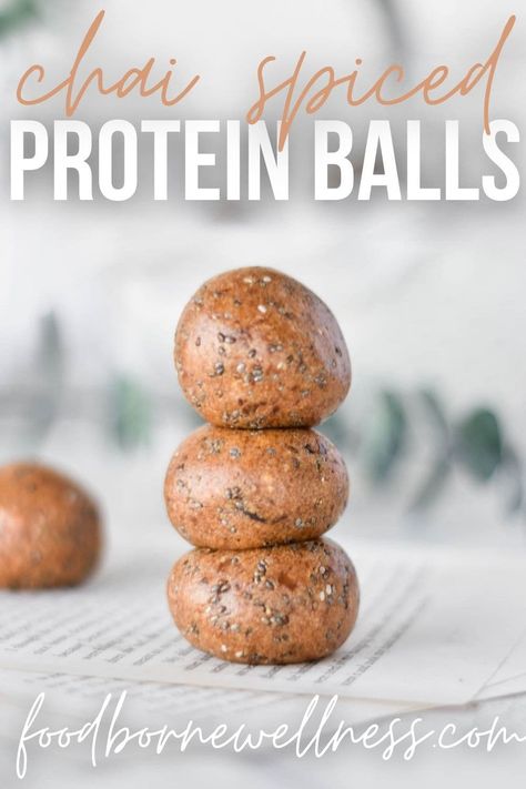 Chai Protein Balls, Aip Protein Balls, Protein Balls Using Dates, Protein Balls Apple Cinnamon, Vegan Protein Balls With Protein Powder, Protein Balls Healthy, Vegan Christmas Dinner, Protein Balls Recipes, Healthy Eating Snacks