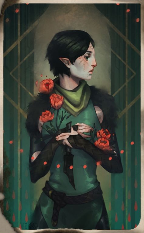 Merrill Dragon Age, Dragon Age Tarot Cards, Hawke Dragon Age, Blood Mage, Skulls And Bones, Dragon Age Characters, Dragon Age 3, Dragon Age Games, Dragon Age Series