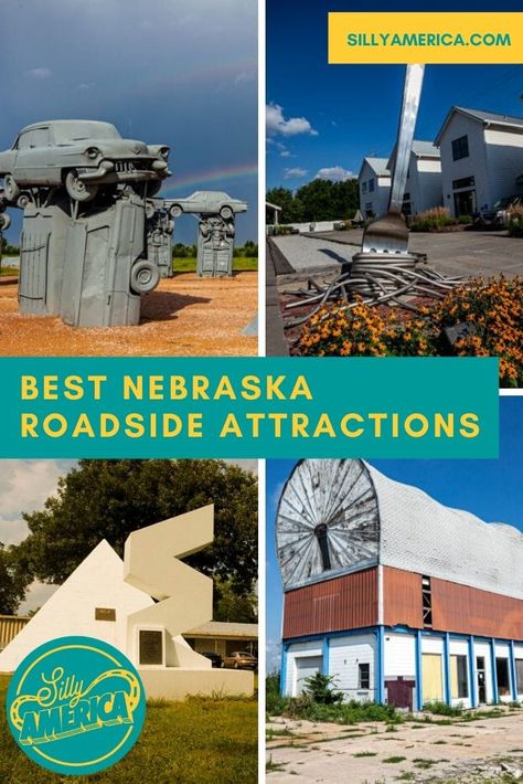 Things To Do In Nebraska, Travel Nebraska, South Dakota Vacation, Road Trip With Kids, Scenic Byway, Roadside Attractions, Big Things, Fall Travel, Road Trip Itinerary