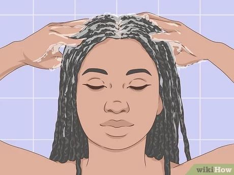 How to Wash Braids: 11 Steps (with Pictures) - wikiHow Wash Braids, Bantu Knot Hairstyles, Natural Hair Growth Tips, Curly Braids, Mixed Curly Hair, Beautiful Braided Hair, Box Braids Hairstyles For Black Women, Braids Hairstyles Pictures, Hair Growth Tips