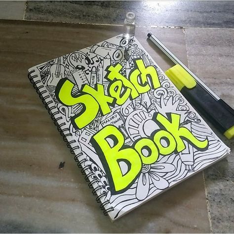 That's the cover page of my sketch book:) Ideas For Sketch Book Covers, Cover Page Sketchbook Ideas, Easy Book Cover Drawing, Sketch Book Design Cover, My Art Book Cover Page Drawing, Sketch Book Cover Designs, Sketchbook Name Page Ideas, Sketch Book Cover Page Ideas, Sketch Book Cover Painting Ideas