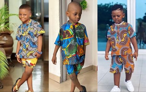 I made a detailed tutorial on how to cut and sew this Ankara print it’s a 2piece style for kids, it’s well detailed so you don’t have to be a tailor to try this Latest Boys Fashion, African Children, Handkerchief Dress, Kids Fashion Dress, Diy Youtube, African Attire, African Clothing, African Dress