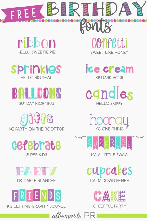 Free Birthday Fonts Hand Lettering Fonts Markers, Free Fonts For Canva, Banner Font Design, Teacher Fonts Canva, Svg Fonts Free, Cricut Birthday Invitations, Birthday Banner Svg Free, Free Cute Fonts, Cute Canva Fonts