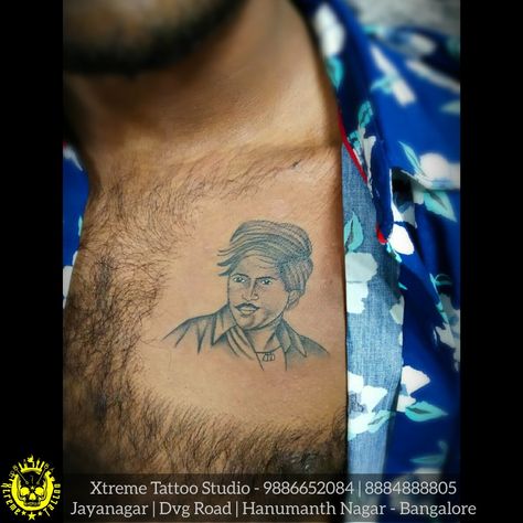 Face tattoo of Kannada Legendary actor done at Xtreme Tattoo Studio in Bangalore. Contact number : 9886652084 / 8884888805. #facetattoo #portrait #celebritytattoo #Vishnuvardhan #sahasasimha #lion Top Tattoos, Face Tattoo, Celebrity Tattoos, Tattoo Artist, Tattoo Studio, Bangalore, Watercolor Tattoo, Portrait Tattoo, Tattoo Artists