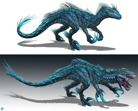 Dinosaur Hybrid Concept, Fantasy Dinosaur Concept Art, Monster Dinosaur, Mythical Creatures Fantasy, Creature Artwork, Fantasy Beasts, 다크 판타지, Alien Concept Art, Monster Concept Art