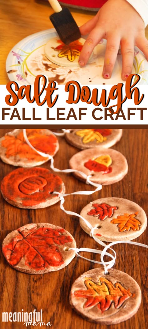 Salt Dough Preschool, Salt Pumpkin Craft, Kids Crafts November, Woodland Crafts Preschool, Quick Thanksgiving Crafts For Kids, Fall Craft Ideas For Kids Church, Fall Handicrafts For Kids, Preschool Thanksgiving Gifts For Parents, Salt Dough Fall Crafts